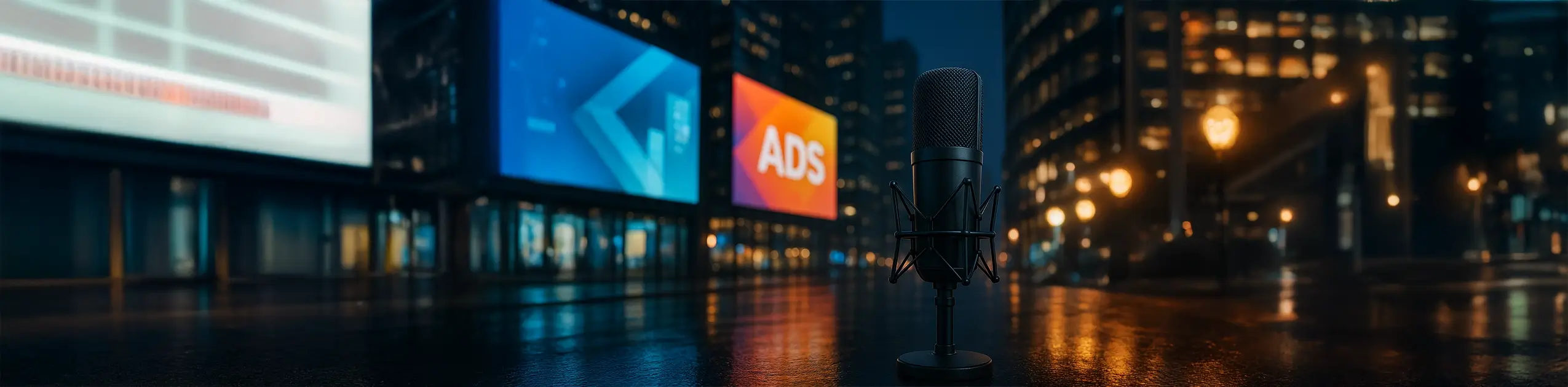 Werbesprecher im Studio - professionelle Stimme für TV-, Radio- und Online-Spots